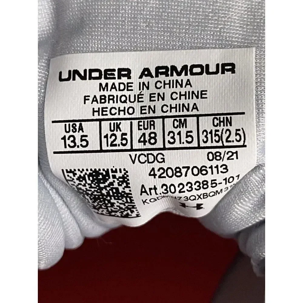 UNDER ARMOUR UA MC‎ Command Pro Lacrosse Football Cleats Men's Size 13.5 Shoes